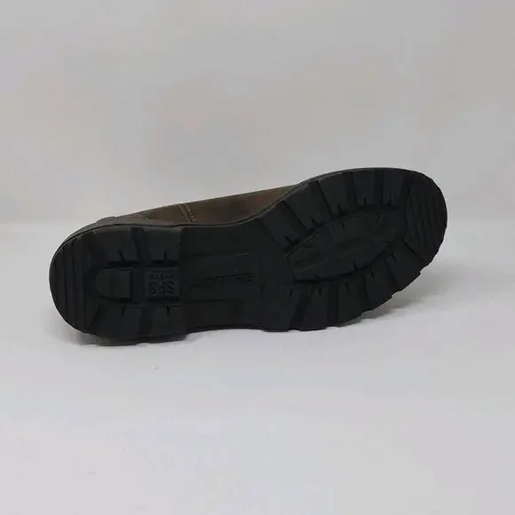 Blundstone 585 Rustic Brown Chelsea Boots Mens 9.5 Waterproof Leather - Picture 14 of 16